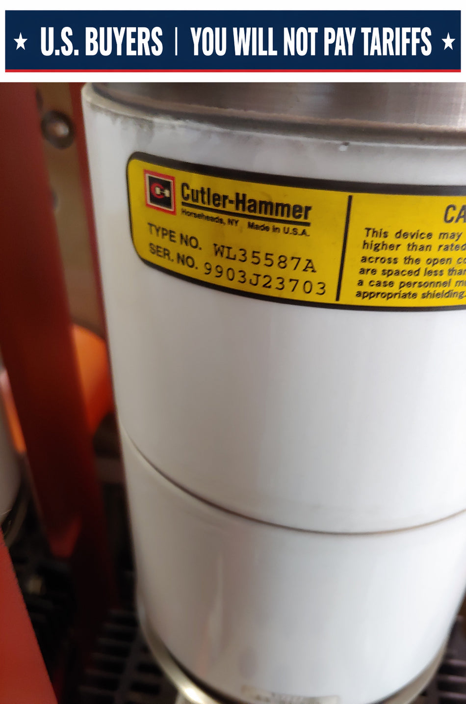 Cuttler Hammer 5KV, 3000 AMP rated Vacuum interrupters, Part #: WL 35587A