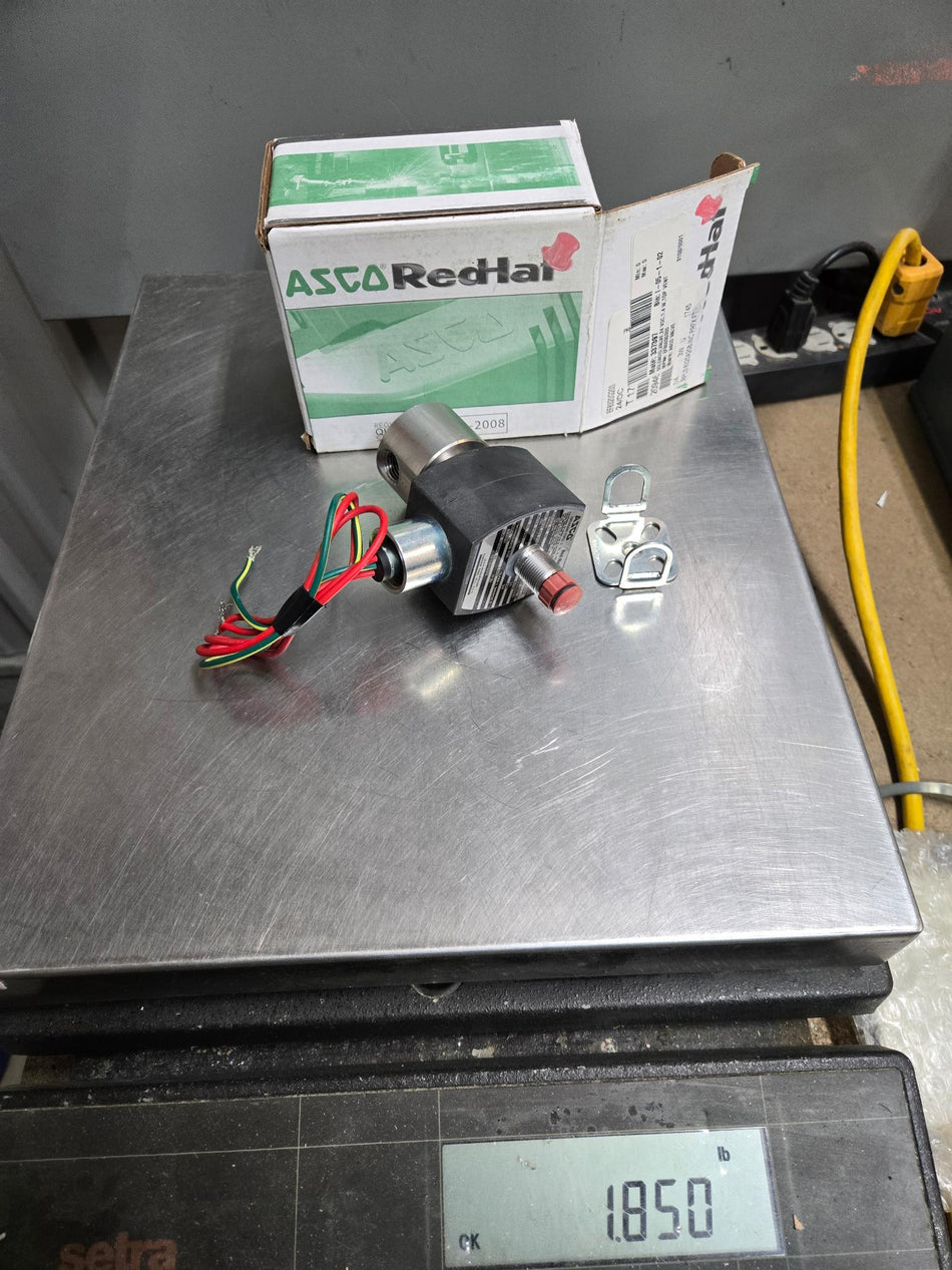 ASCO RedHat 3way Valve Assembly EF8003G300 with EF8314G301 Valve - 24 VDC - 1/4"