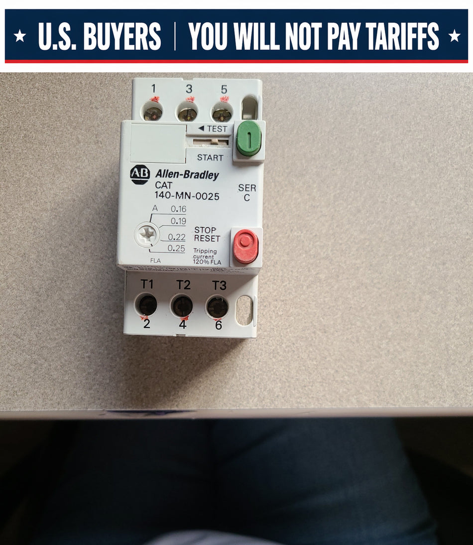 Allen Bradley 140-MN-0025 Manual Starter 140MN0025