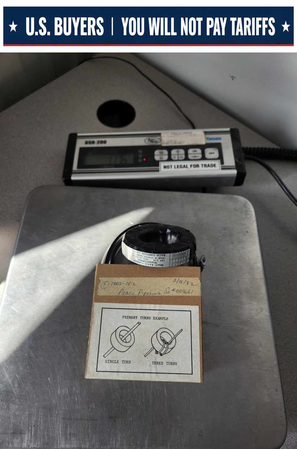 Bach Simpson 40483 Multi Ratio Current Transformer 2VA