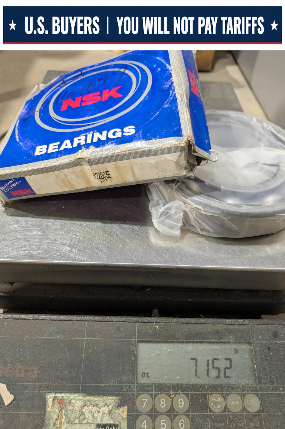 NSK Deep Groove Ball Bearing - 6220C3E - NEW