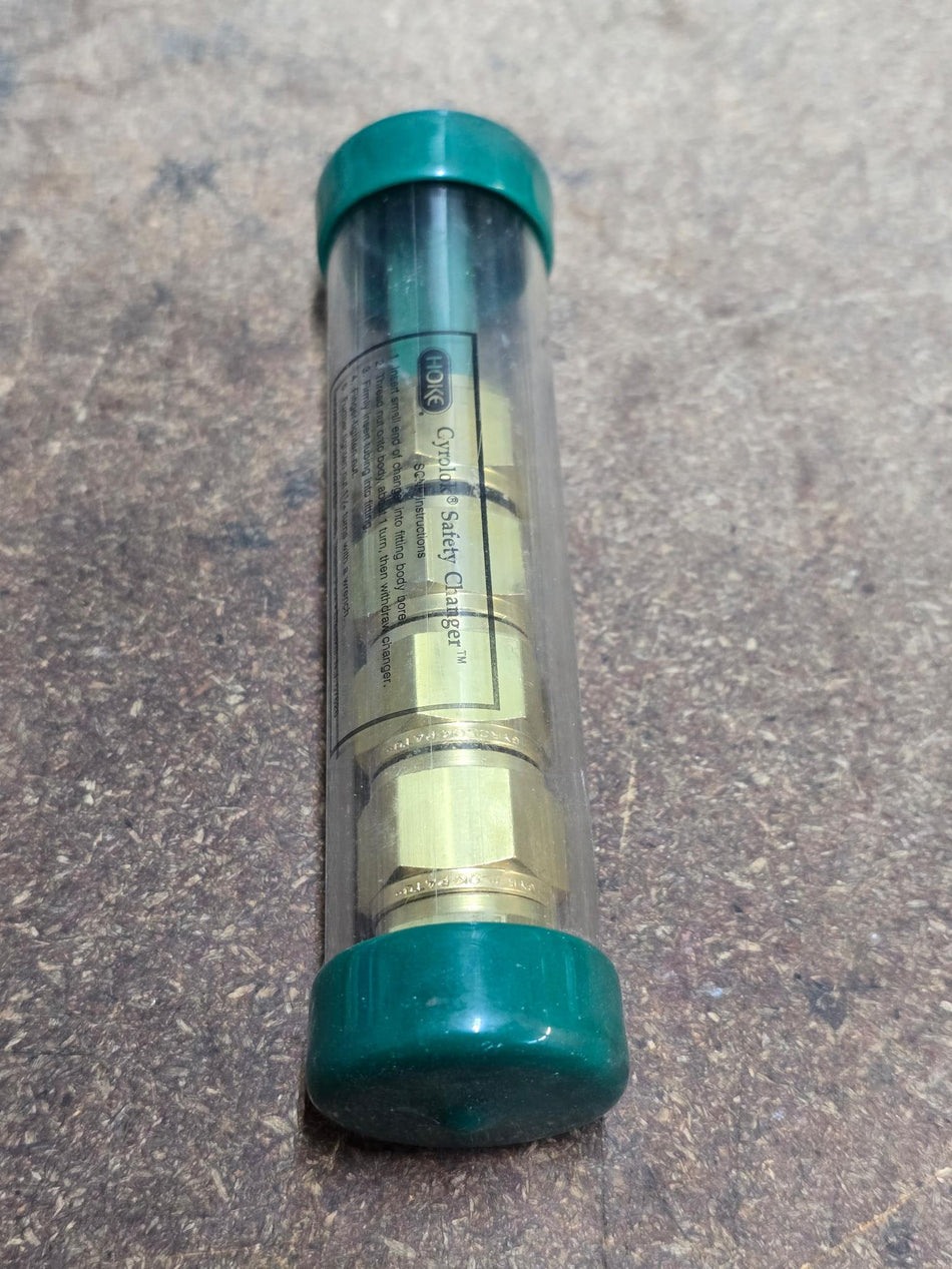 Hoke Gyrolok 1//2" Nut and Ferrule Set Brass Safety Changer Set of 5