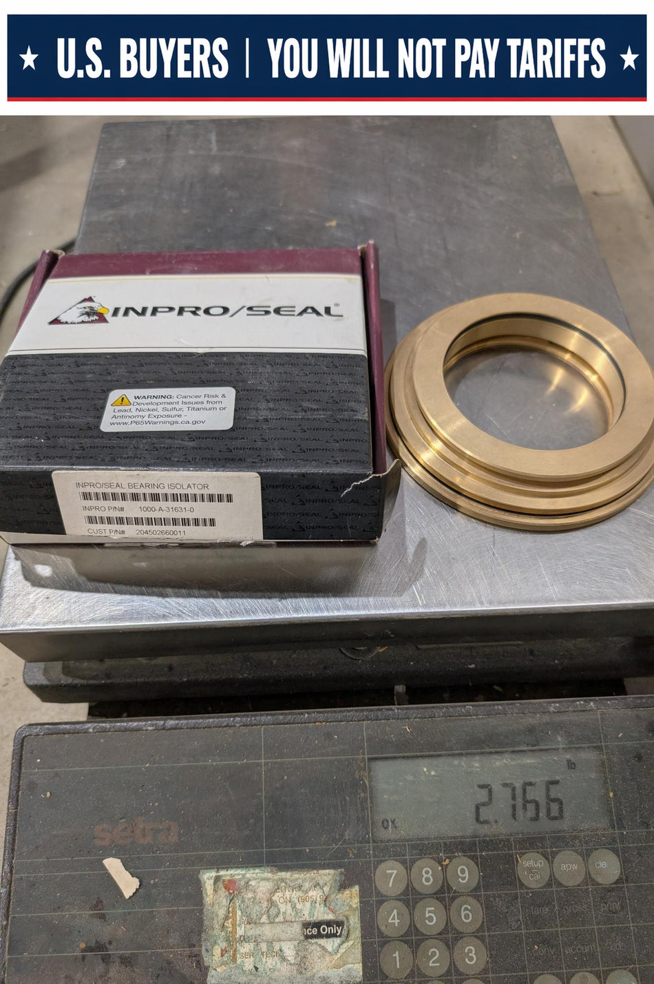 INPRO Seal Bearing Isolator - 1000-A-31631-0 - NEW