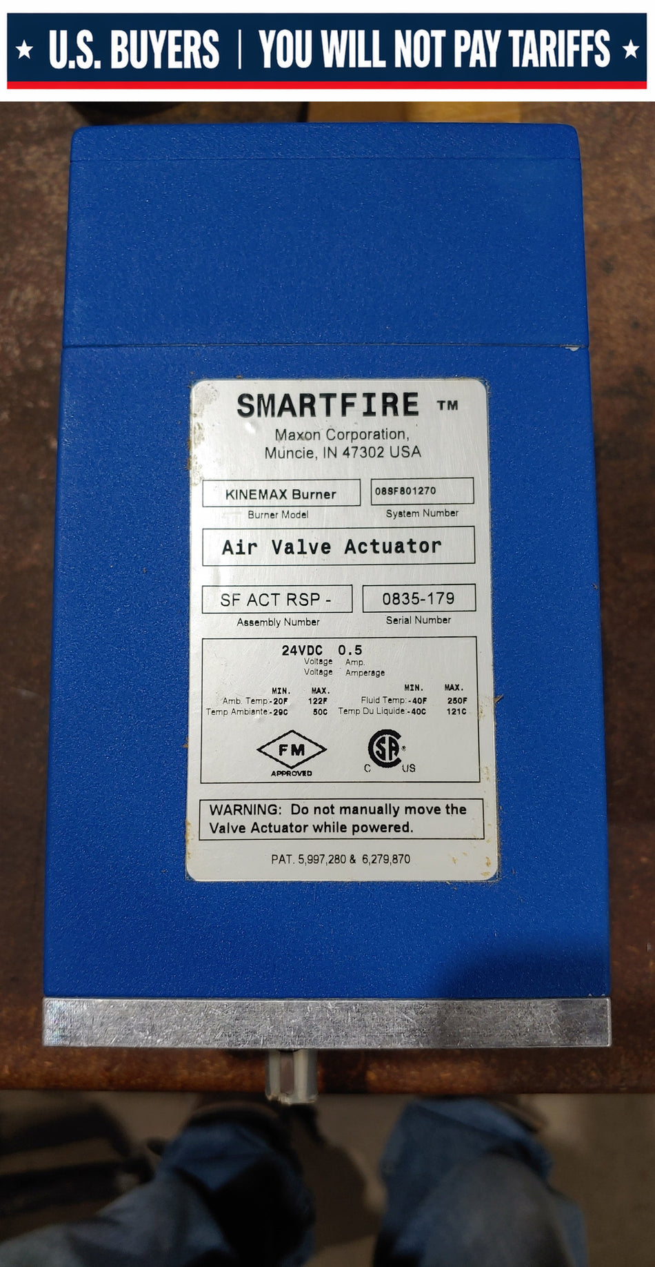 Maxon Honeywell SF ACT RSP