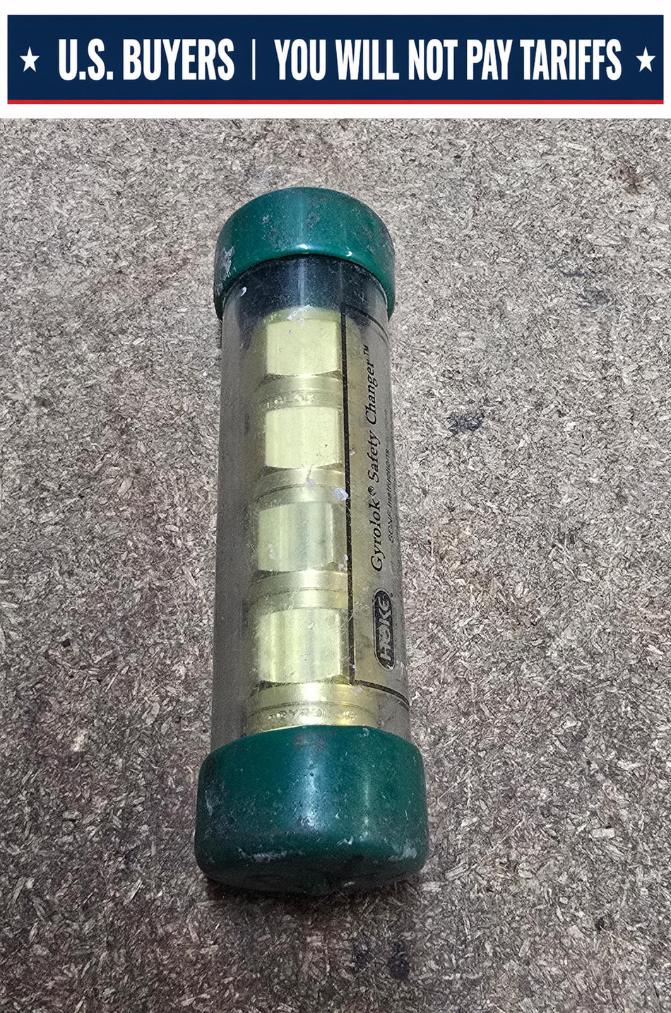 Hoke Gyrolok 3/8" Nut and Ferrule Set Brass Safety Changer Set of 5