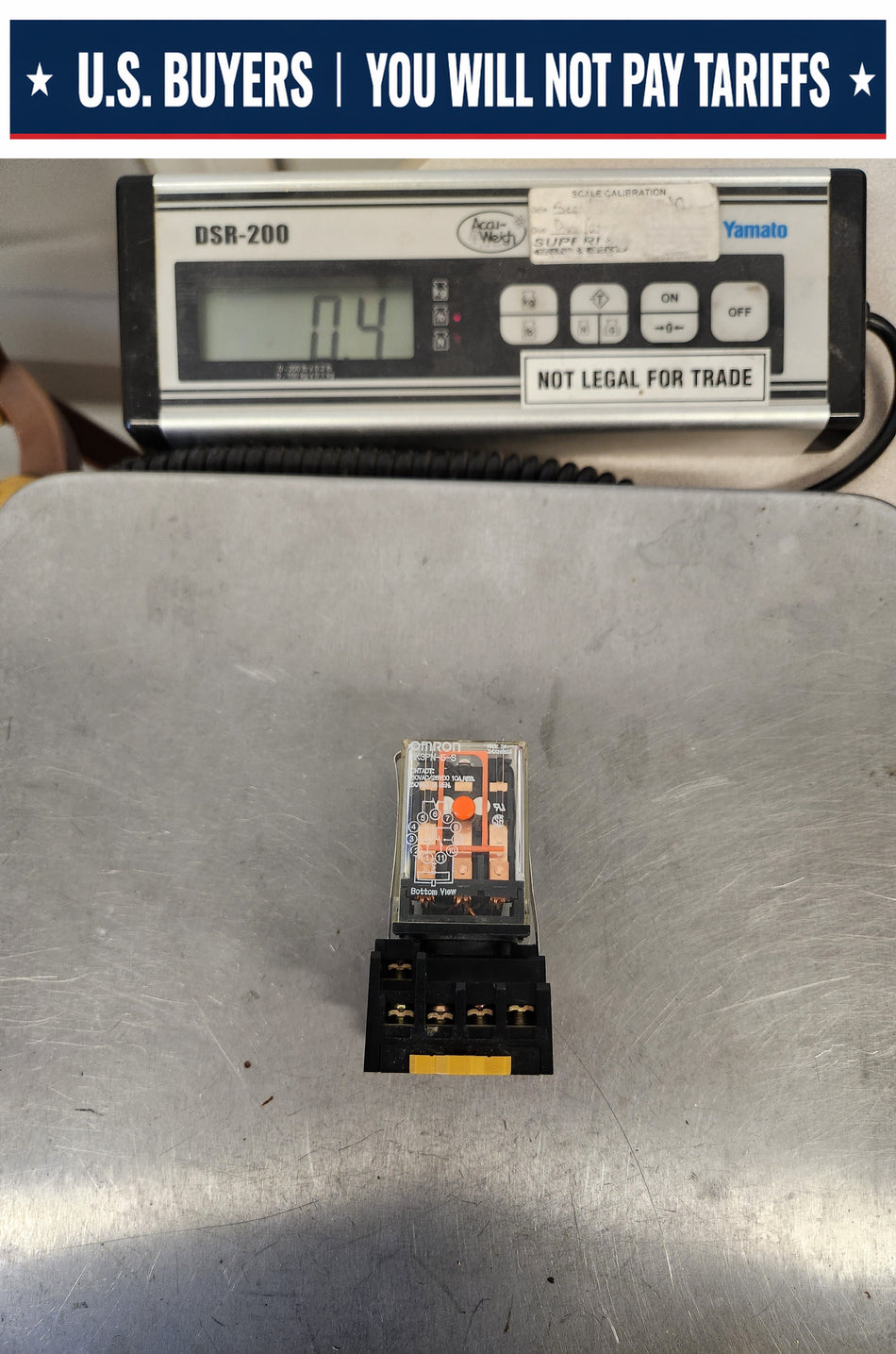Omron MK3PN-5-S Relay 120 VAC Coil 11 Pin Contact 250VAC/28VDC M3-5