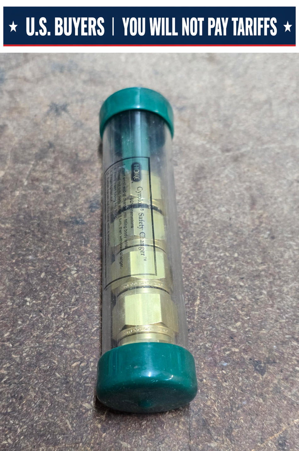 Hoke Gyrolok 1//2" Nut and Ferrule Set Brass Safety Changer Set of 5