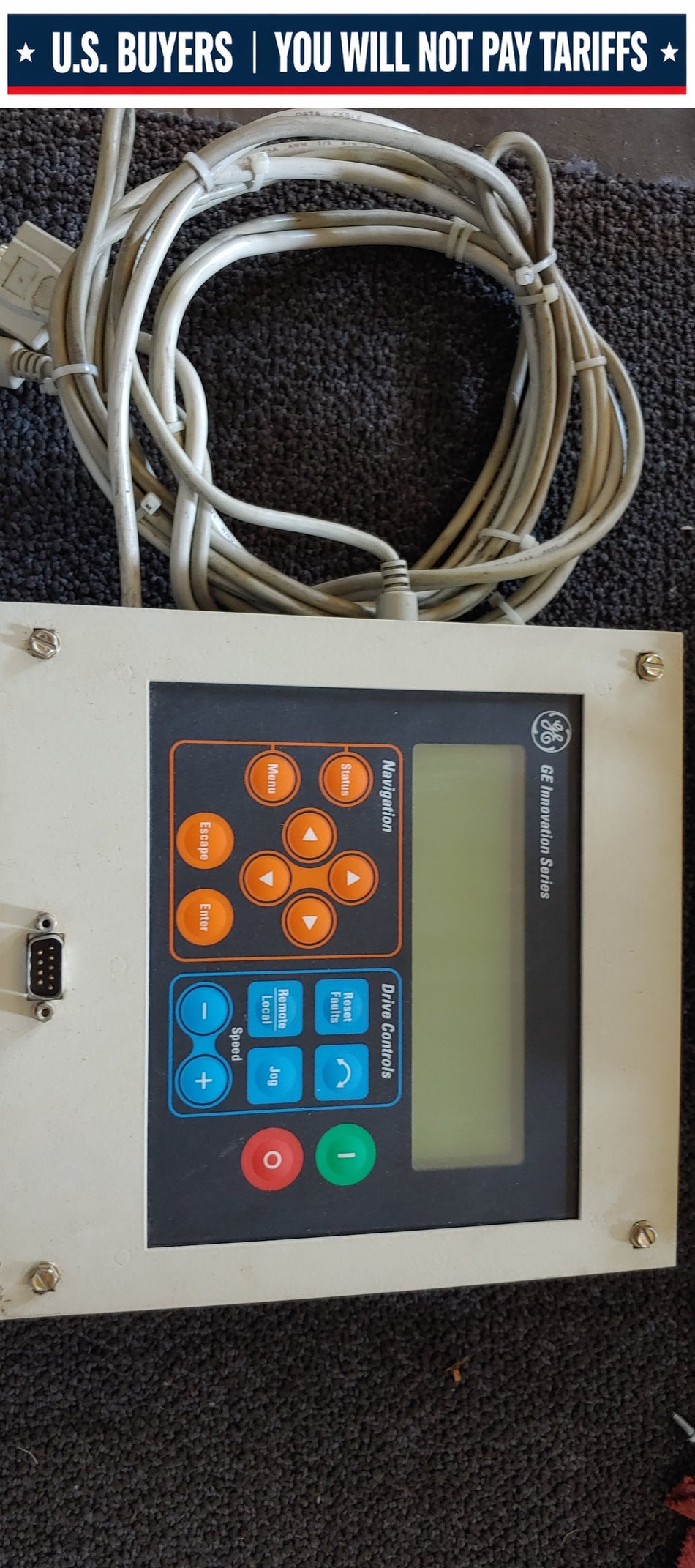General Electric IC752SPL011BA Operator Panel "Used"
