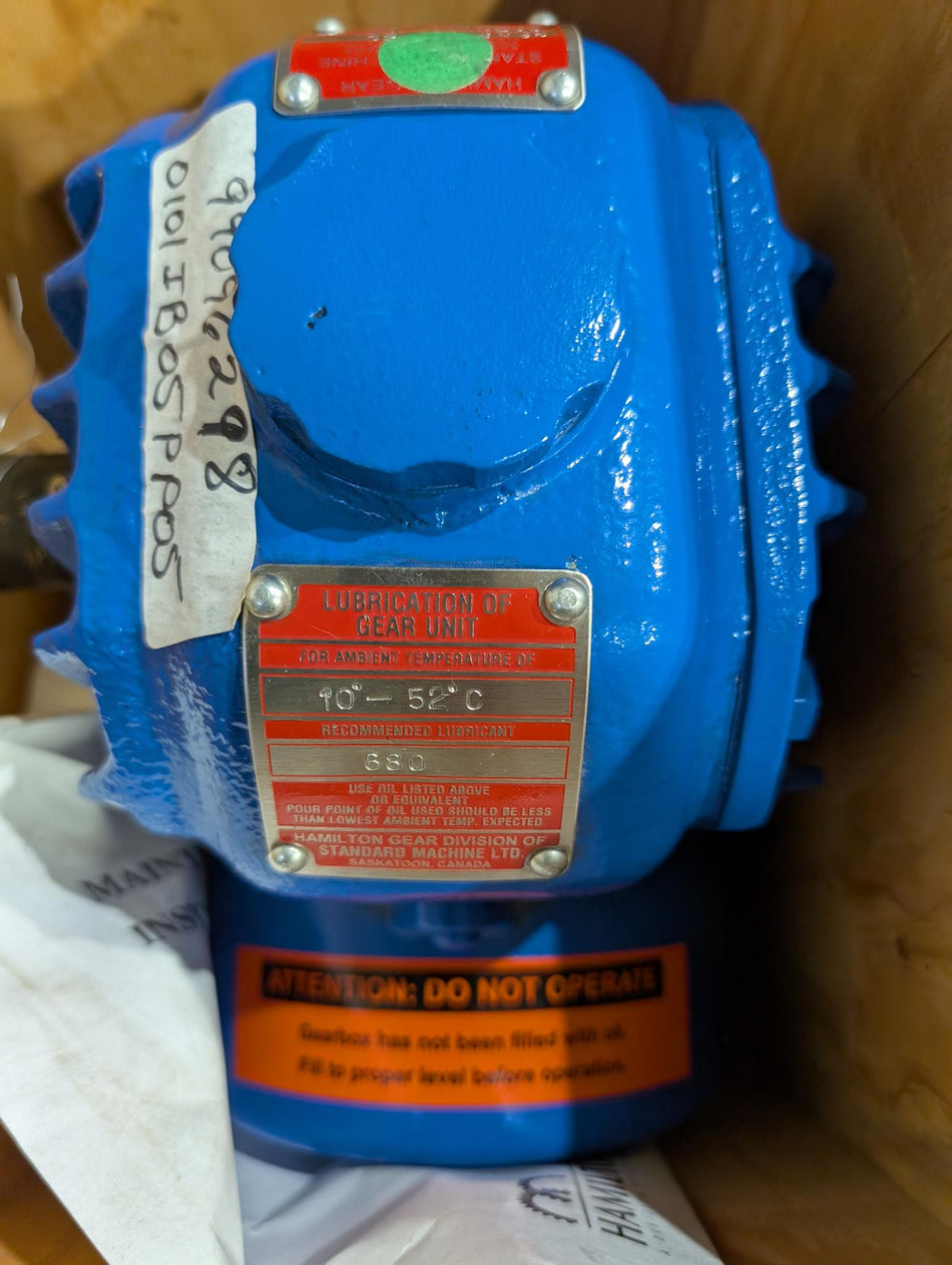 Hamilton Gear 32BF Gearbox - Ratio 50 : 1- HP 1.54