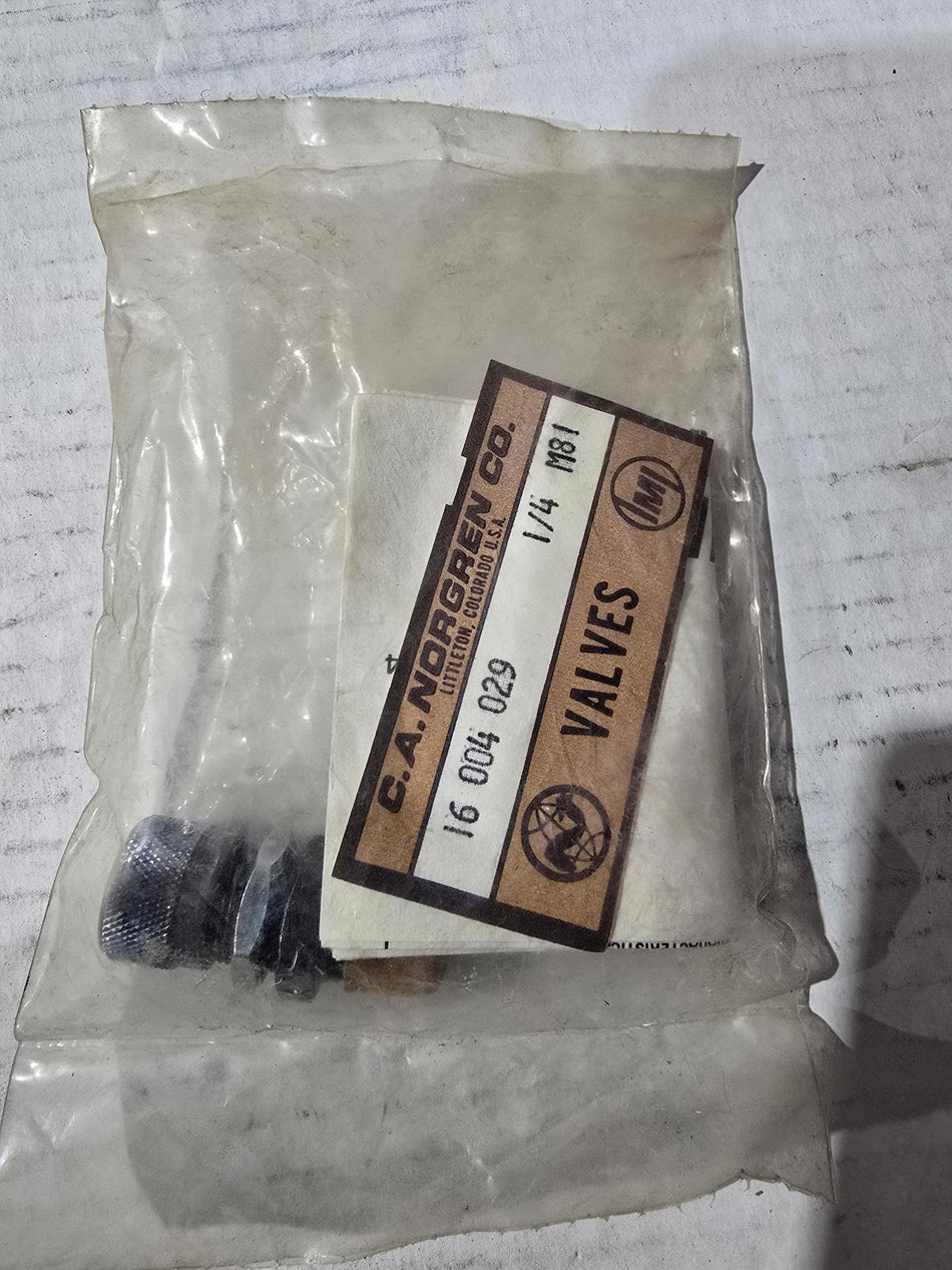 Norgren 16-004 029 Series Pressure Relief Valve, 1/4 NPT, 25 to 300 psi Range