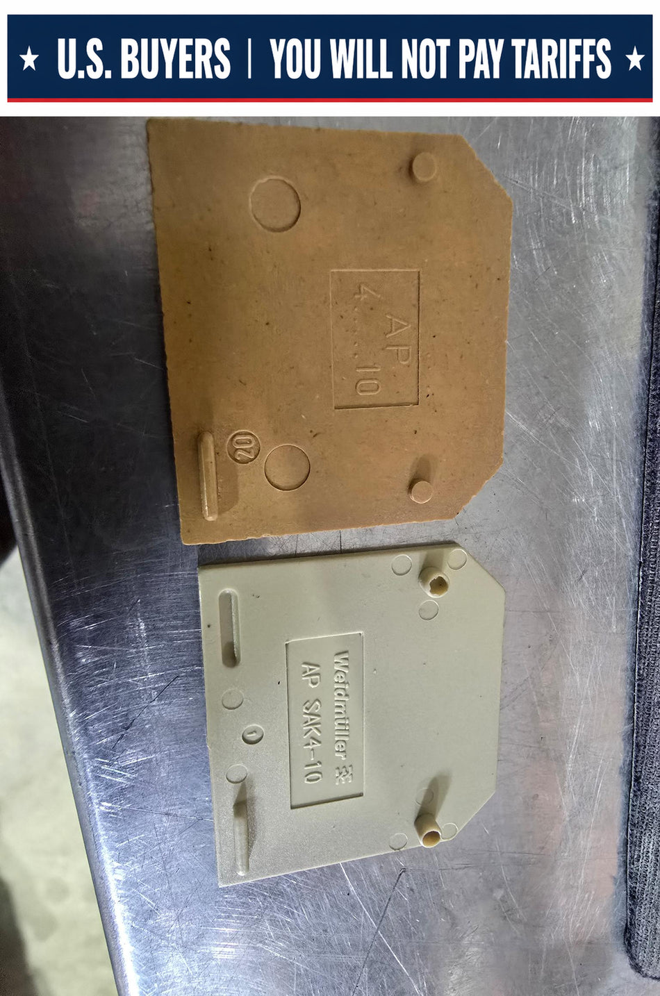 Weidmüller 117960000  Connector End Plate, Rail Type For SAK Series SAK 4-10 (LOT OF 61)