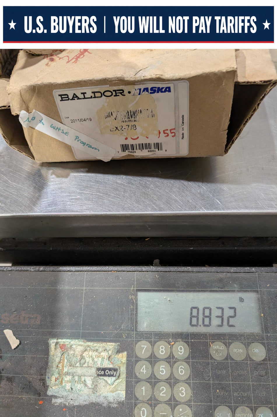 Baldor Taper Bushing - EX2-7/8 - 2-7/8" - NEW