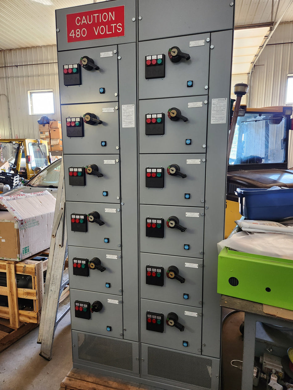 Moeller Modan 3000 MCC Cabinets - 2 Columns - 480v, 3 PH, 800A Horizontal, 400A Vertical, 3 Wire