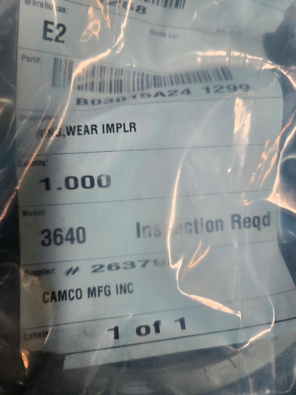 Goulds 3460 Pump - Impeller Wear Ring - B03015A24 1299