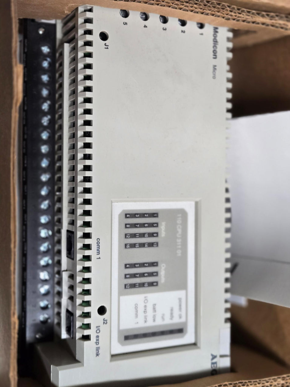 Modicon 110CPU31101 Micro PLC - 115V - Used