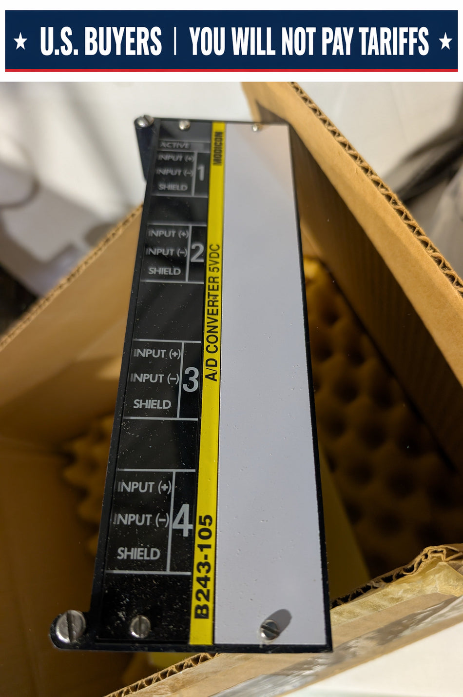 Modicon Schneider AS-B243-105 A/D Converter 5 VDC B243-105