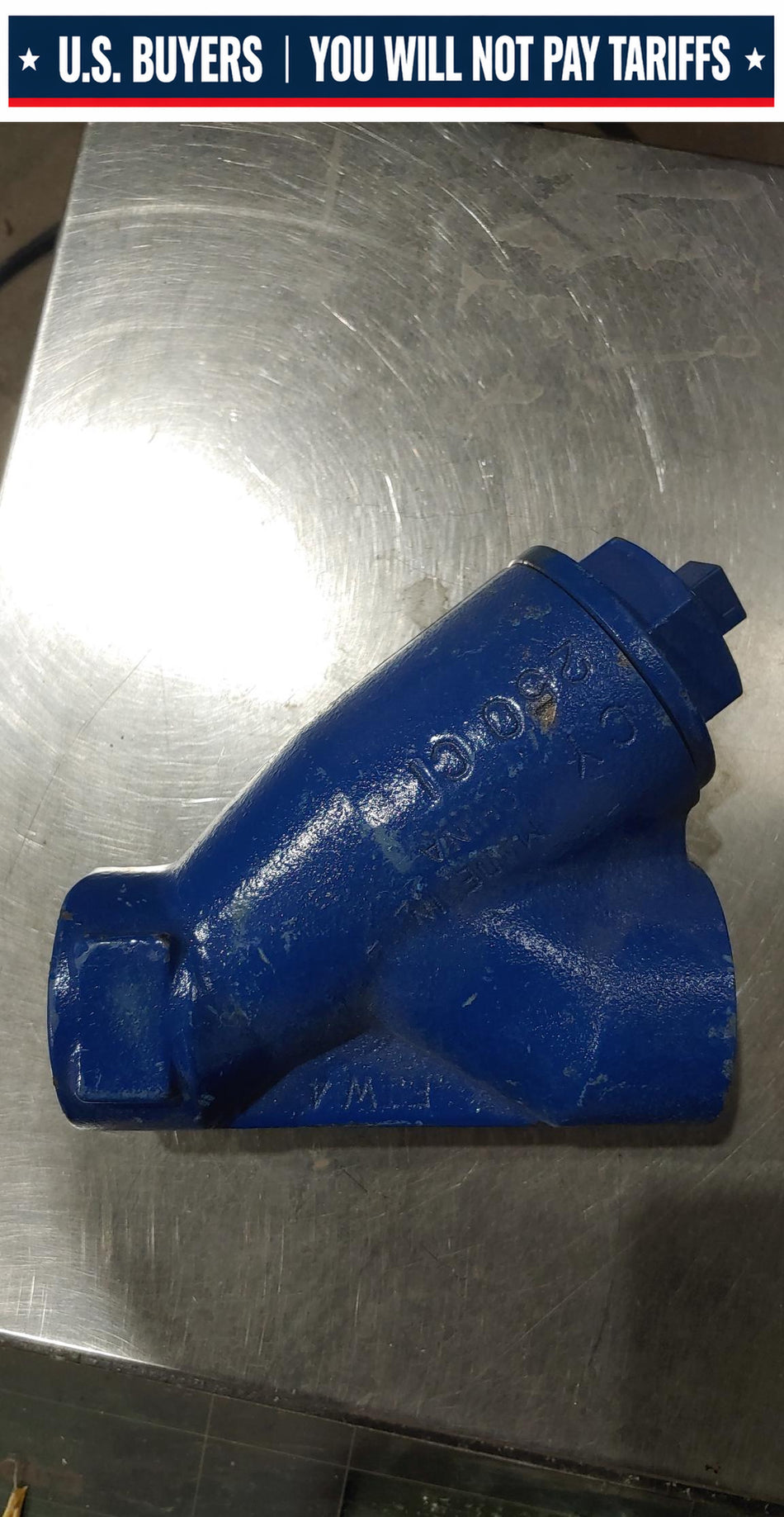 Spirax Class 250 Cast Iron 'Y' Strainer 1-1/2" NPT With Mesh