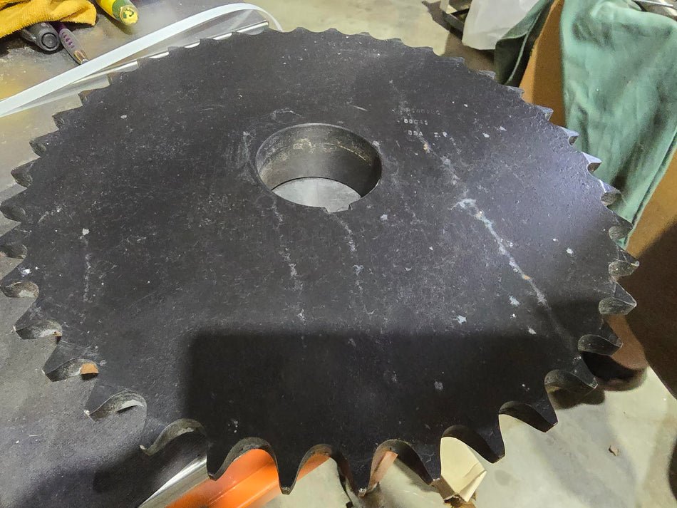 Browning Steel Bushed Bore Roller Chain Sprocket - 80Q40  Part #:1171990