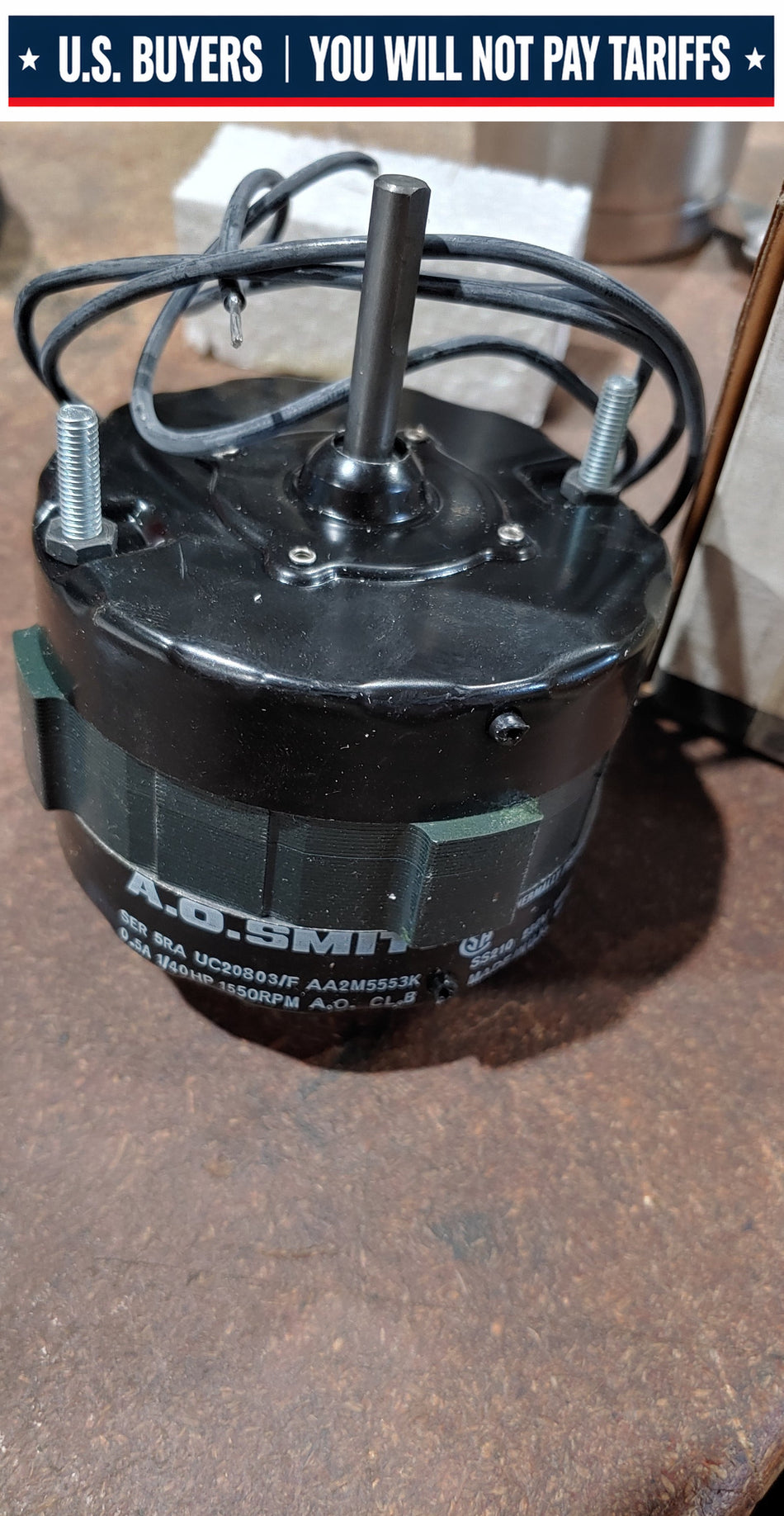 AO Smith AA2M5553K SS210 230V Motor