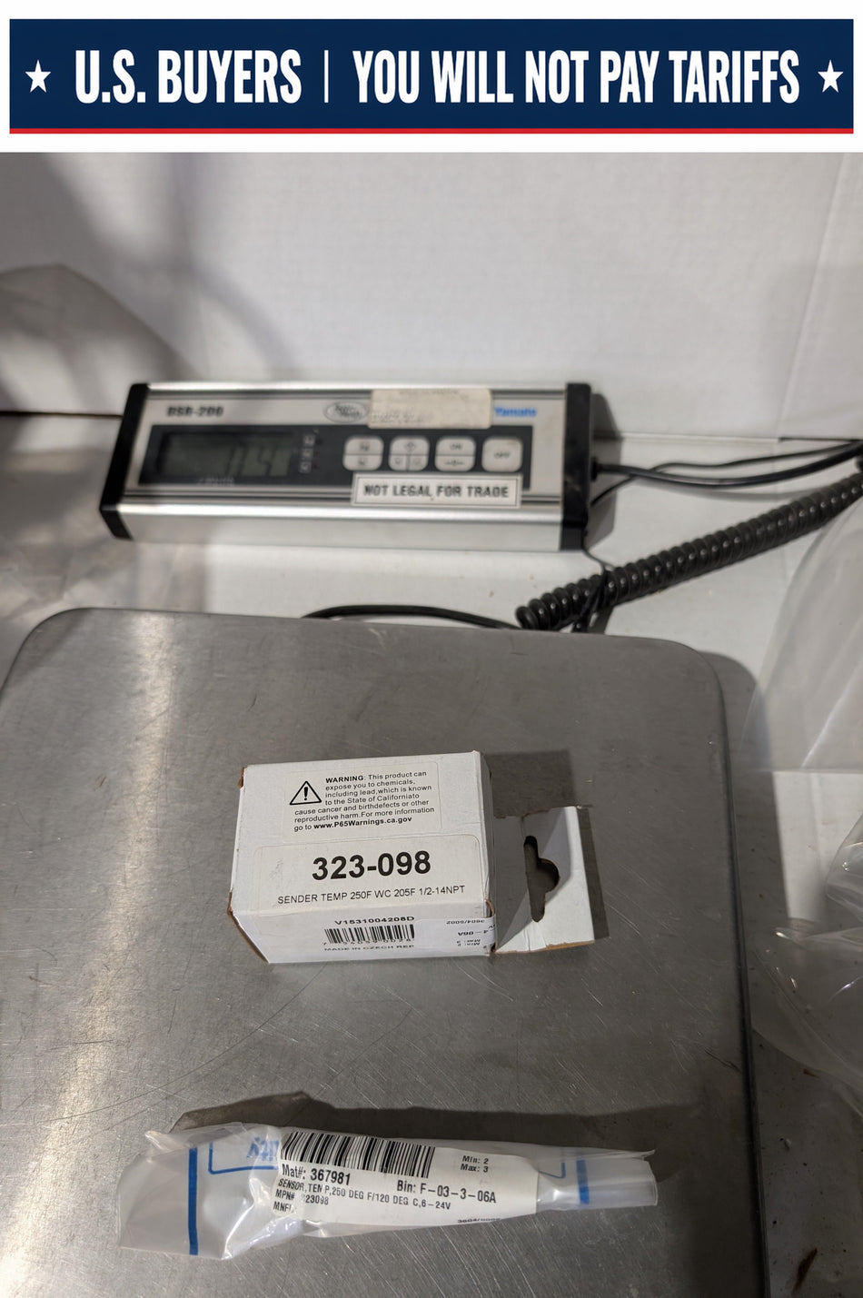 VDO Temperature Sender 323-098 - NPT 250F - VDO