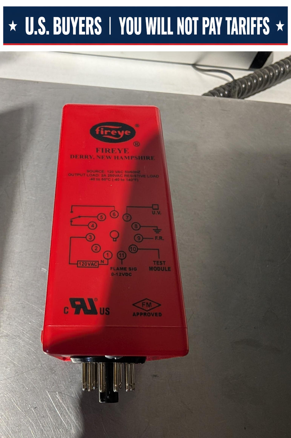 FIREYE - MBPF-100S - Flame Sensor Module - Flame ROD / Ultra-Violet