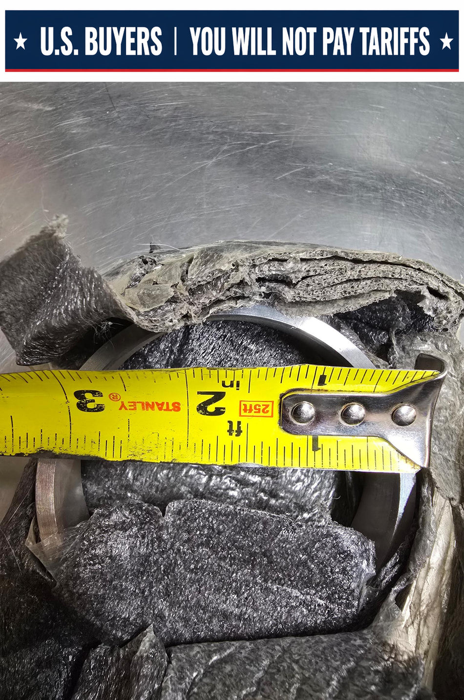 CPC PUMPS 004-12185-00-EC11 WEAR RING IMPELLER A743 GRADE CA40 450-500 BHN WITH CMTR  APPROX 3" ID X 3.35" OD x 3/4" DEEP
