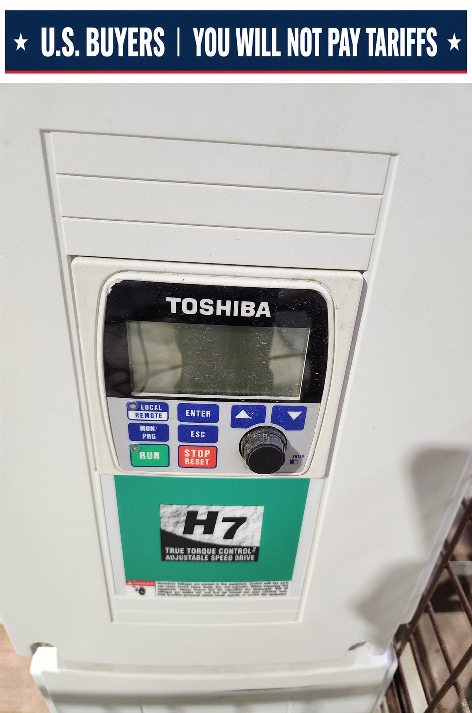 Toshiba H7 Transistor Inverter - VFD  - VT130H7U4220 - 20 HP 460v 3Ph 400Hz