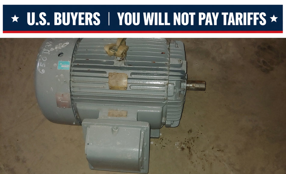 Westinghouse TECO Premium Efficiency, 75 HP, 3 Phase, 575 Volts Electric Motor