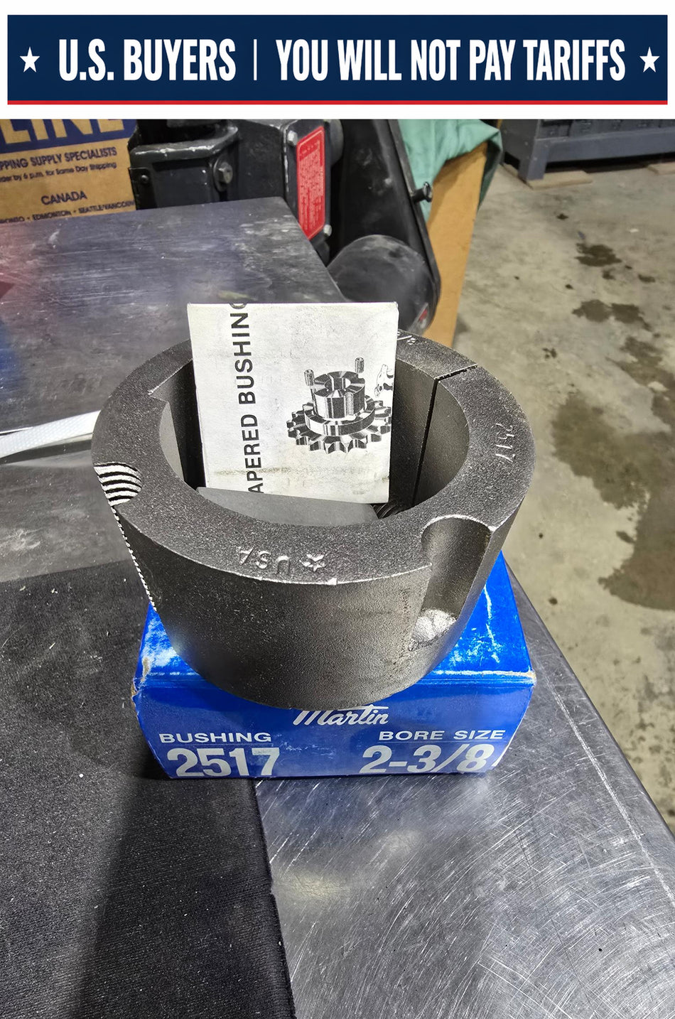 Martin 2517 Taper Lock Bushing Bore: 2-3/8"