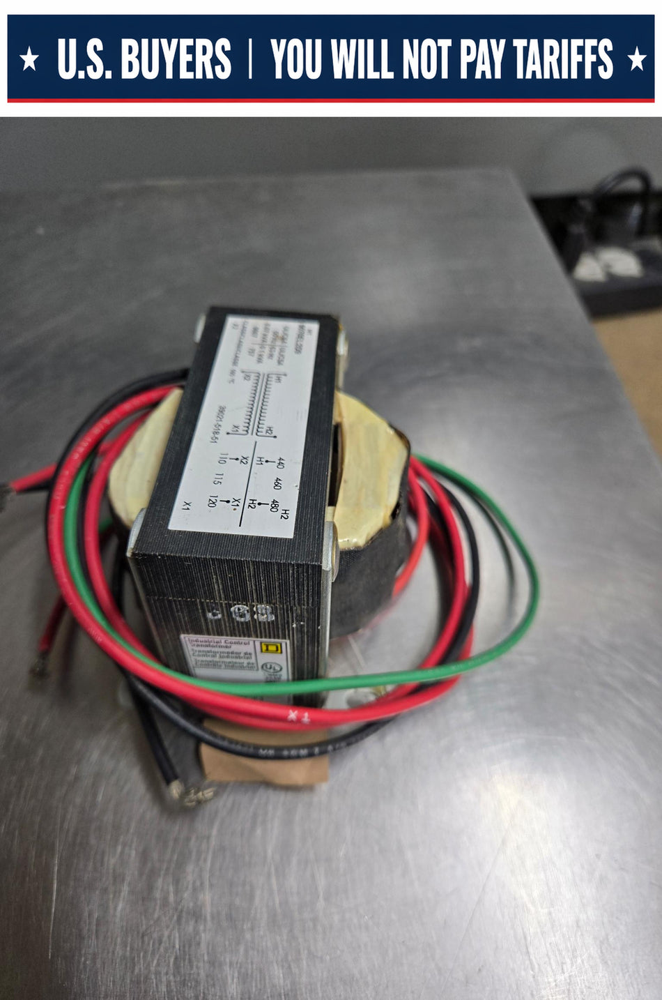 Square D 9070EL2D9 CONTROL TRANSFORMER - 100 VA