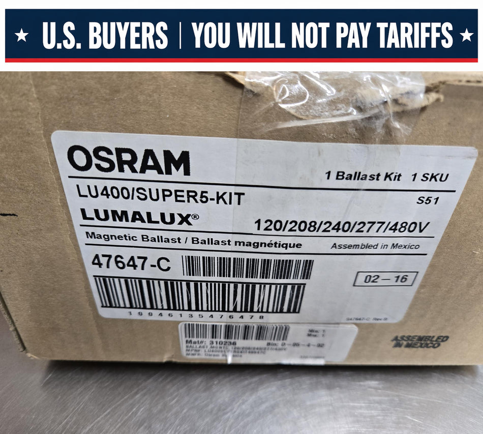 OSRAM LUMALUX LU400/SUPER5-KIT Magnetic Ballast Kit
