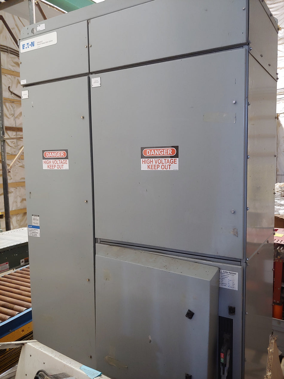 Eaton Cutler Hammer 5 KV Rated Cabinet with 400 HP Full Voltage Ampgard starter installed - Type SL72S4H3L 400A Contactor&nbsp;