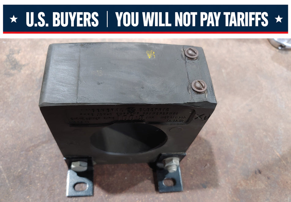 General Electric Current Transformer 100:5 Cat no: 631X27 Type JCH-0 "USED"