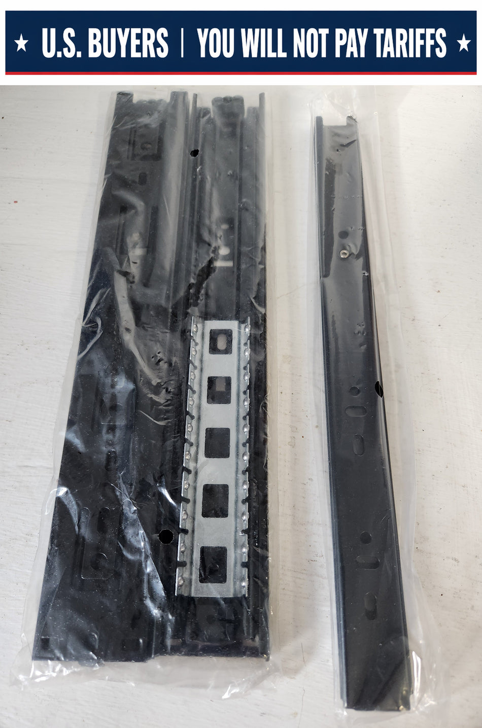 2 Pcs 12" Ball Bearing Smooth Slide Rails Drawer Slides - Box of 12 sets