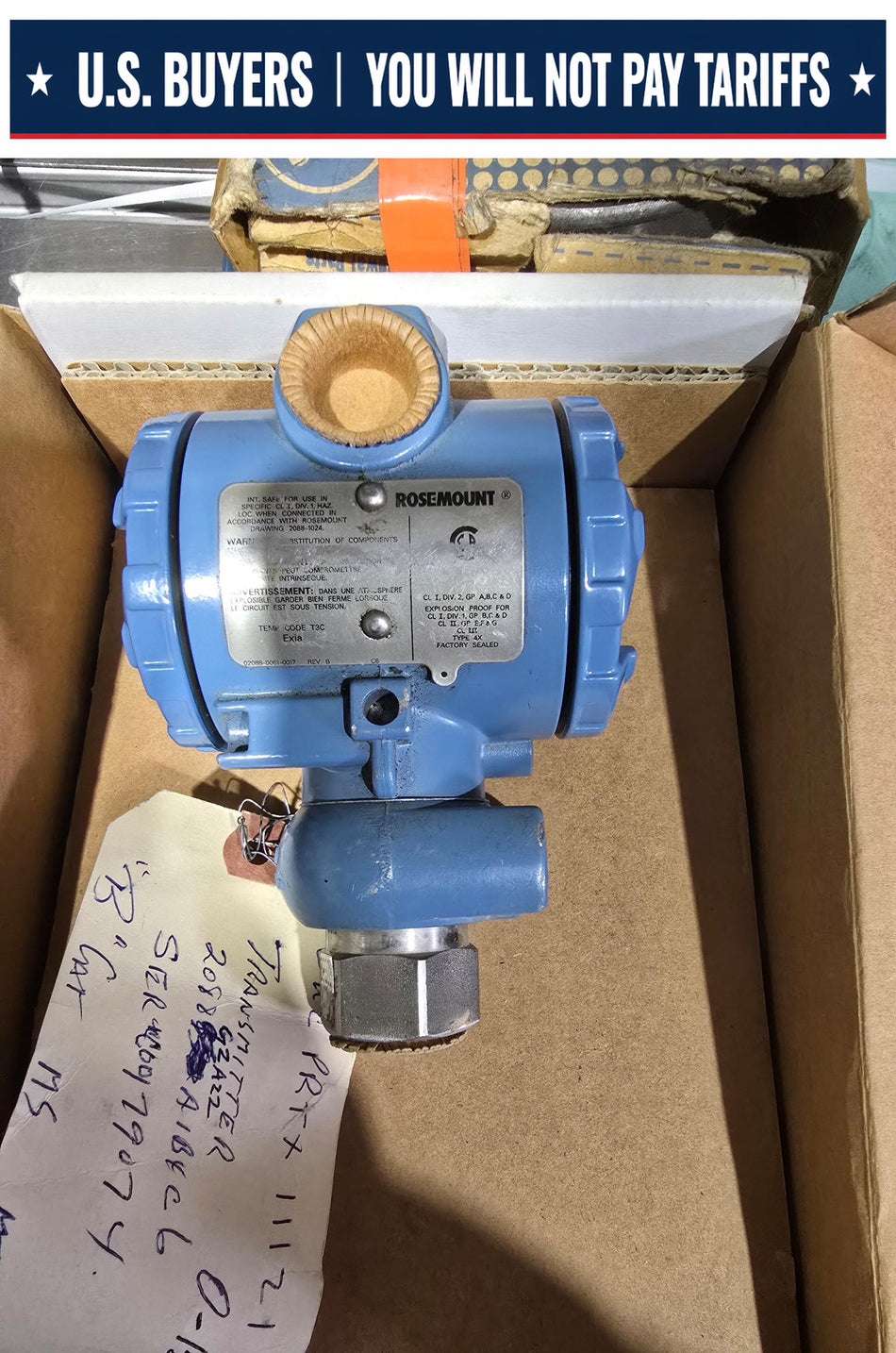 ROSEMOUNT 2088 G2A22A1B4C6, 0-150 PSIG   Pressure Gage Transmitter (Refurbished)
