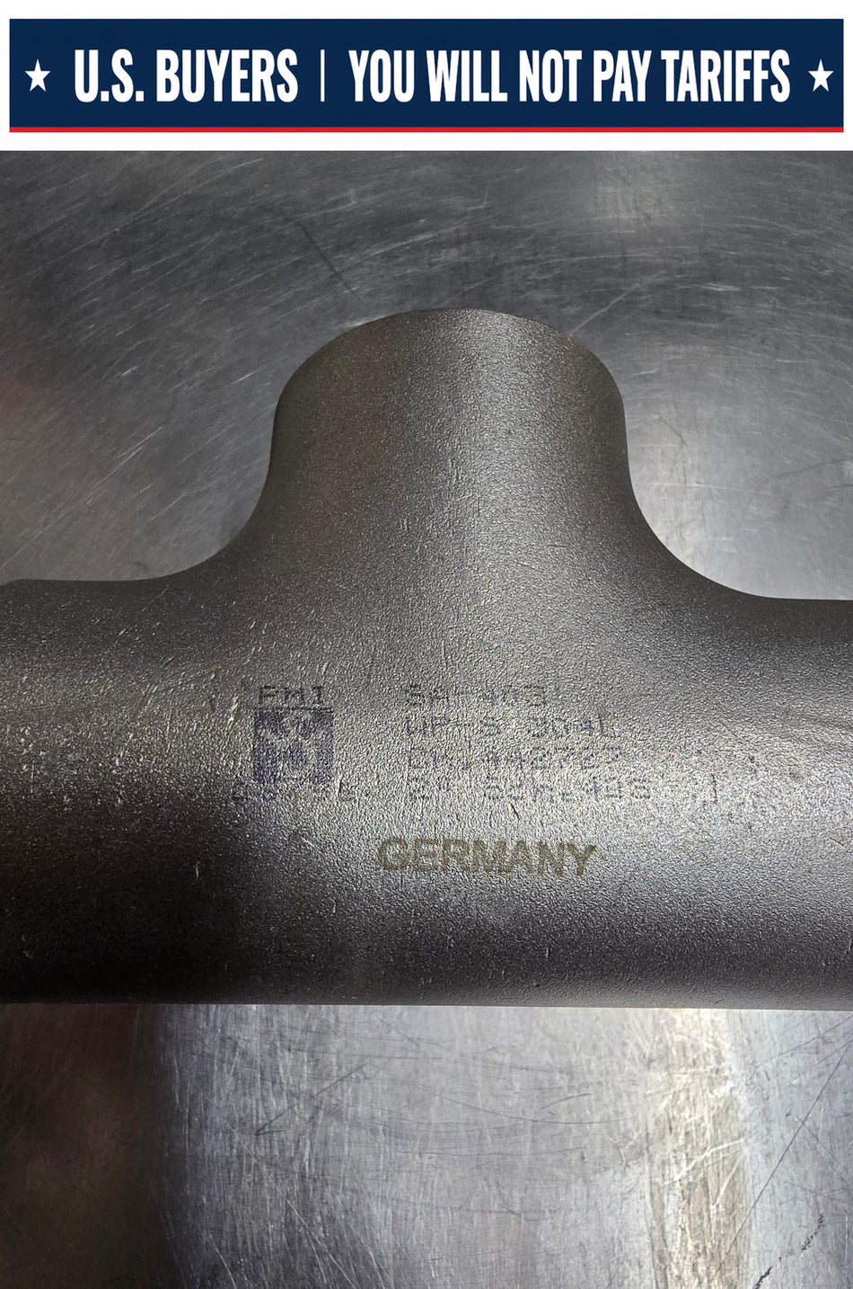 Schulz Tee  2" X 2" X 2"  Schedule 40  Butt Weld  304/304L Stainless Steel  CH. 472727