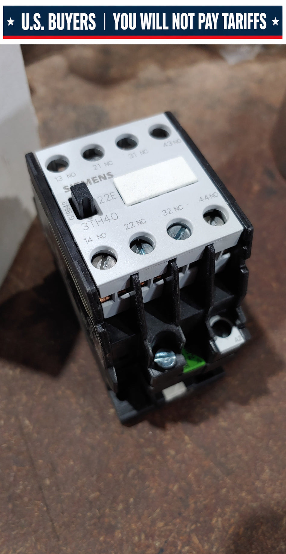 Siemens 3TH4022-0AC1 Control Relay 2 NO - 2 NC 24V 60HZ