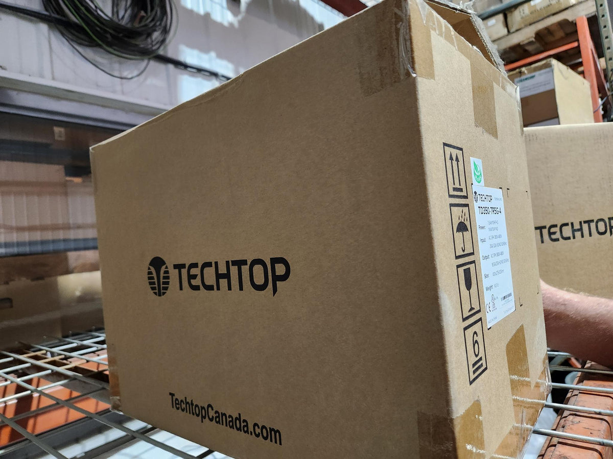 Techtop TD350-7R5G-4 VFD Inverter- 15 HP - 3PH - 480V – ETI Sales