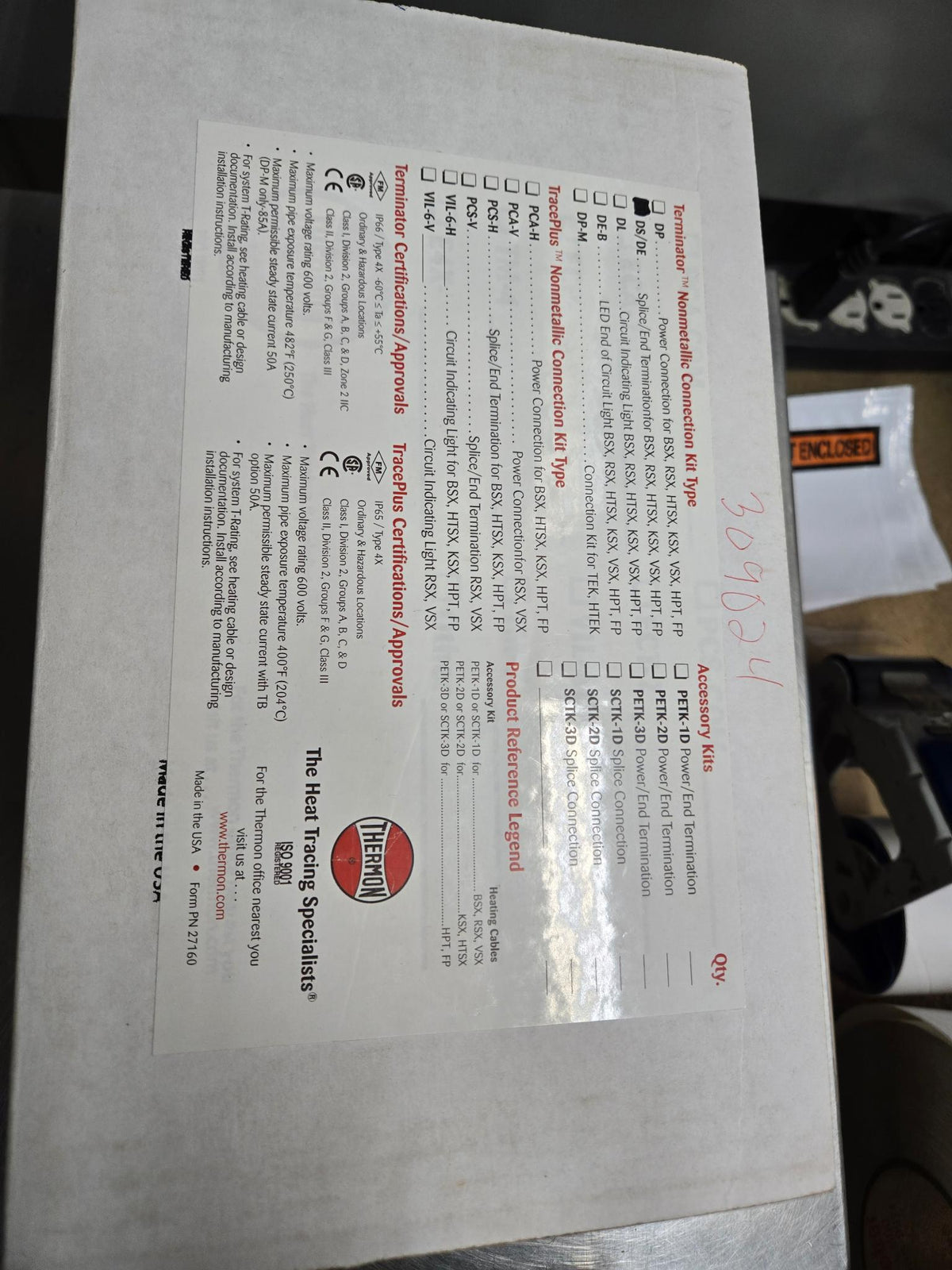 Thermon Industries Thermon DS/DE Terminator Splice/End Ter | ETI Sales