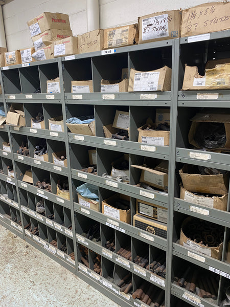 Parts Room with Cabinets and Fasteners