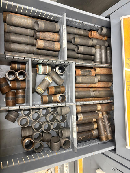 Parts Room with Cabinets and Fasteners