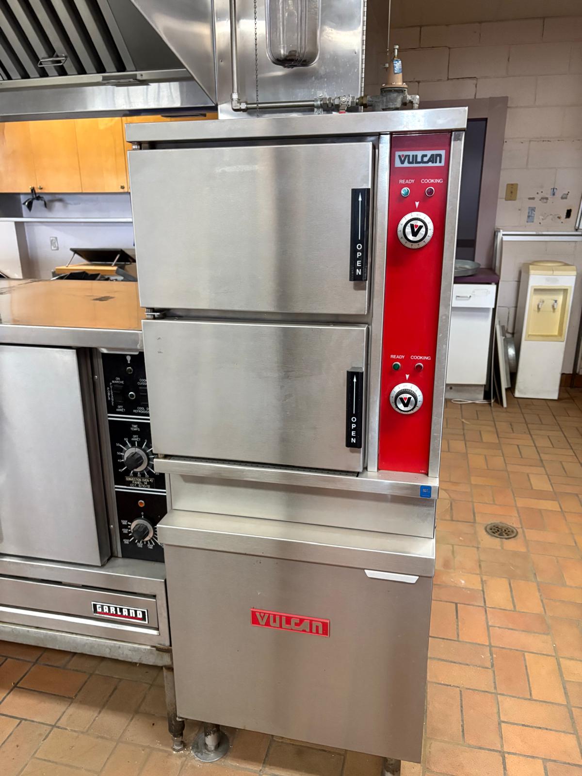 Complete Cafateria lineup of heavy-duty, classic commercial kitchen assets.