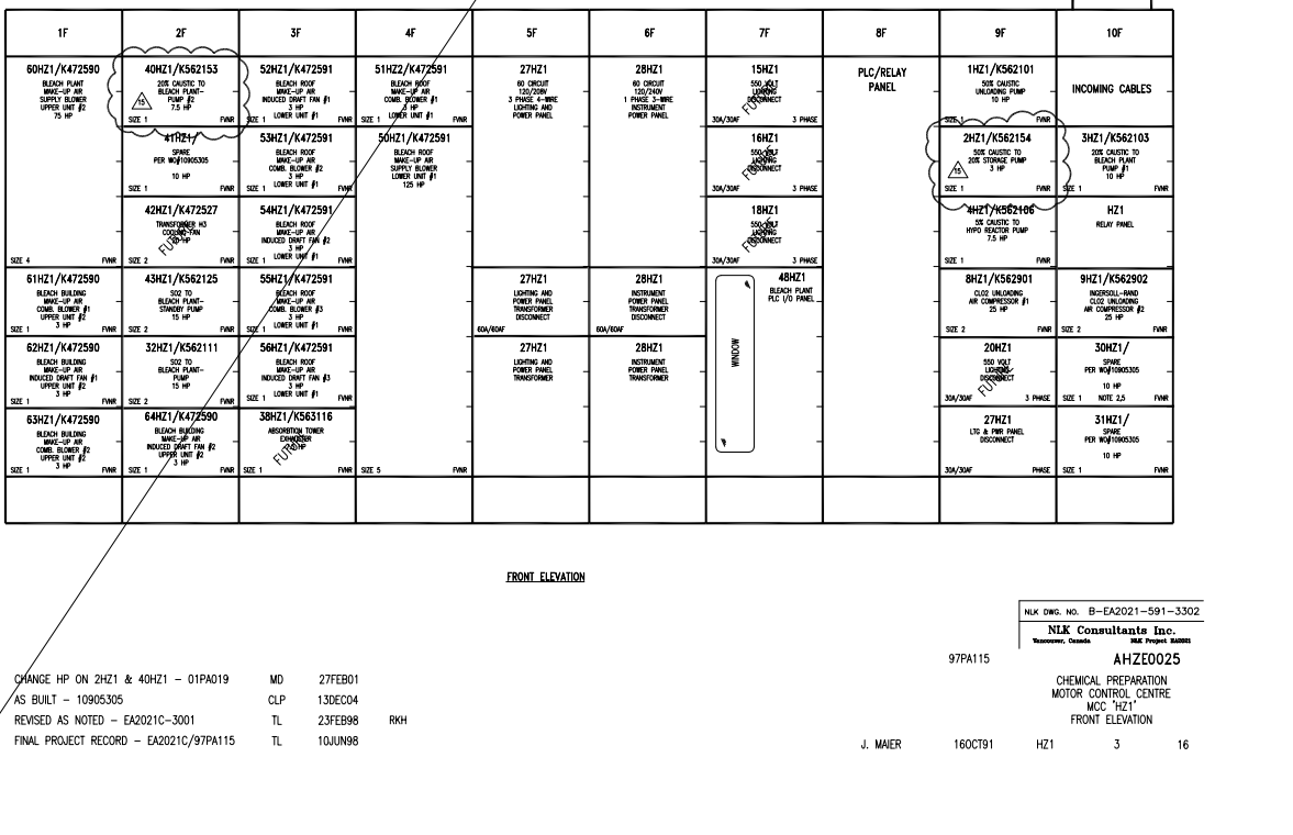 Seller-supplied electrical schematic; not a photograph of the equipment.