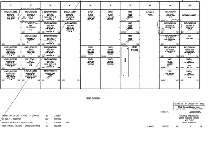Seller-supplied electrical schematic; not a photograph of the equipment.