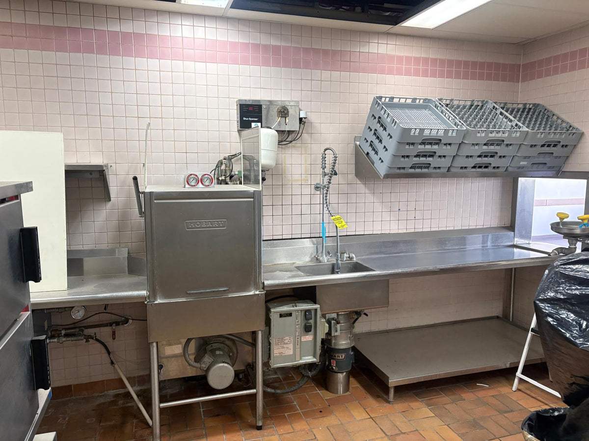 Complete Cafateria lineup of heavy-duty, classic commercial kitchen assets.
