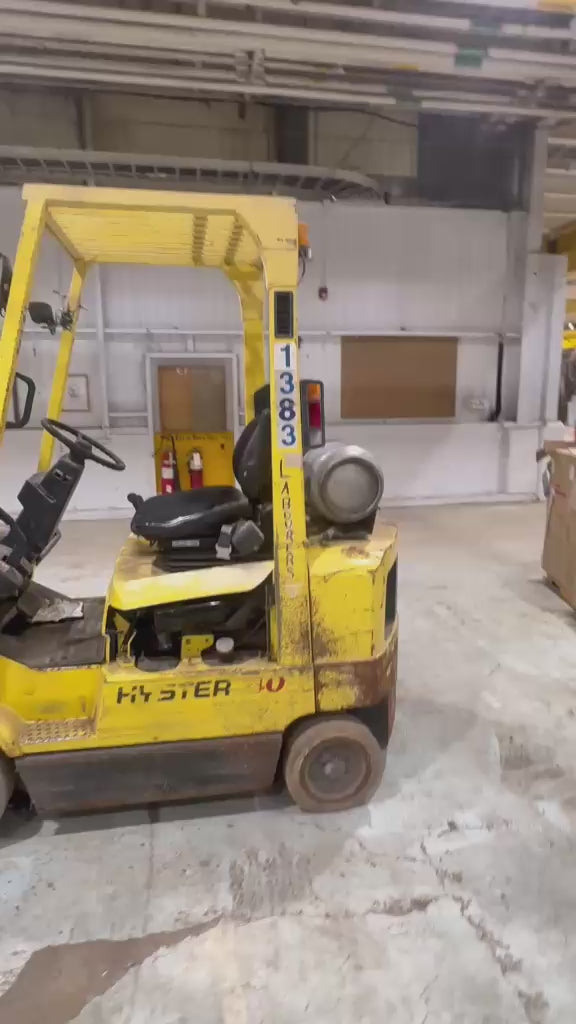Hyster S40XM LP-Gas Fork Truck, 4,400 lb Capacity — seller video