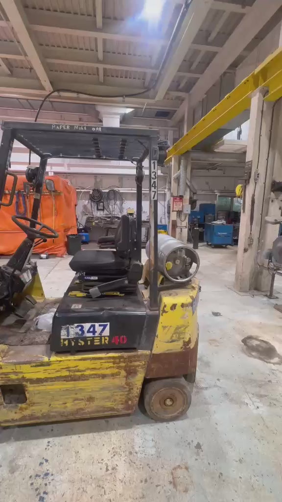 Hyster S40XM LP-Gas Fork Truck, 4,400 lb Capacity — seller video