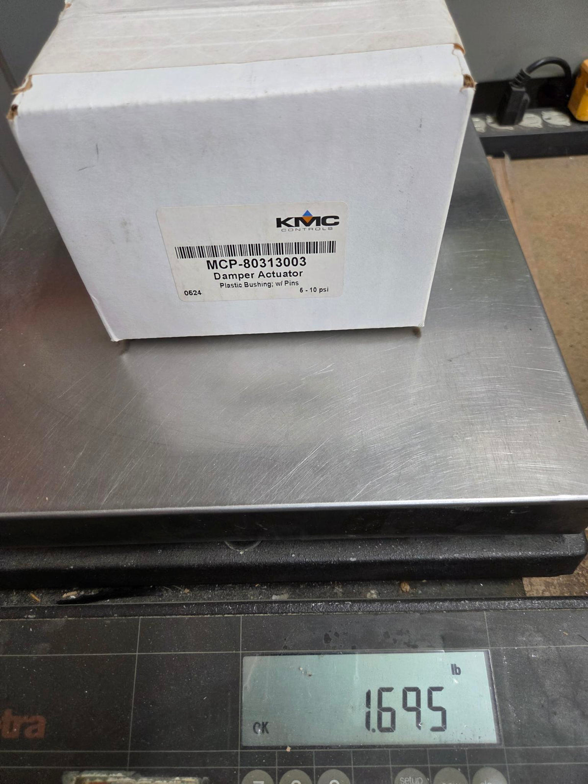 KMC MCP-8031-3003 Pneumatic Damper Actuator, 5–10 psi