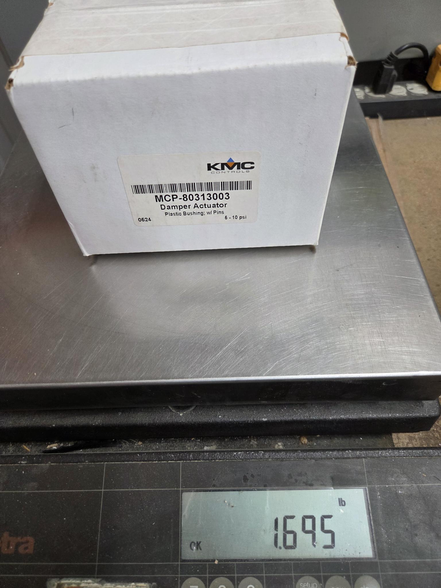 KMC MCP-8031-3003 Pneumatic Damper Actuator, 5–10 psi
