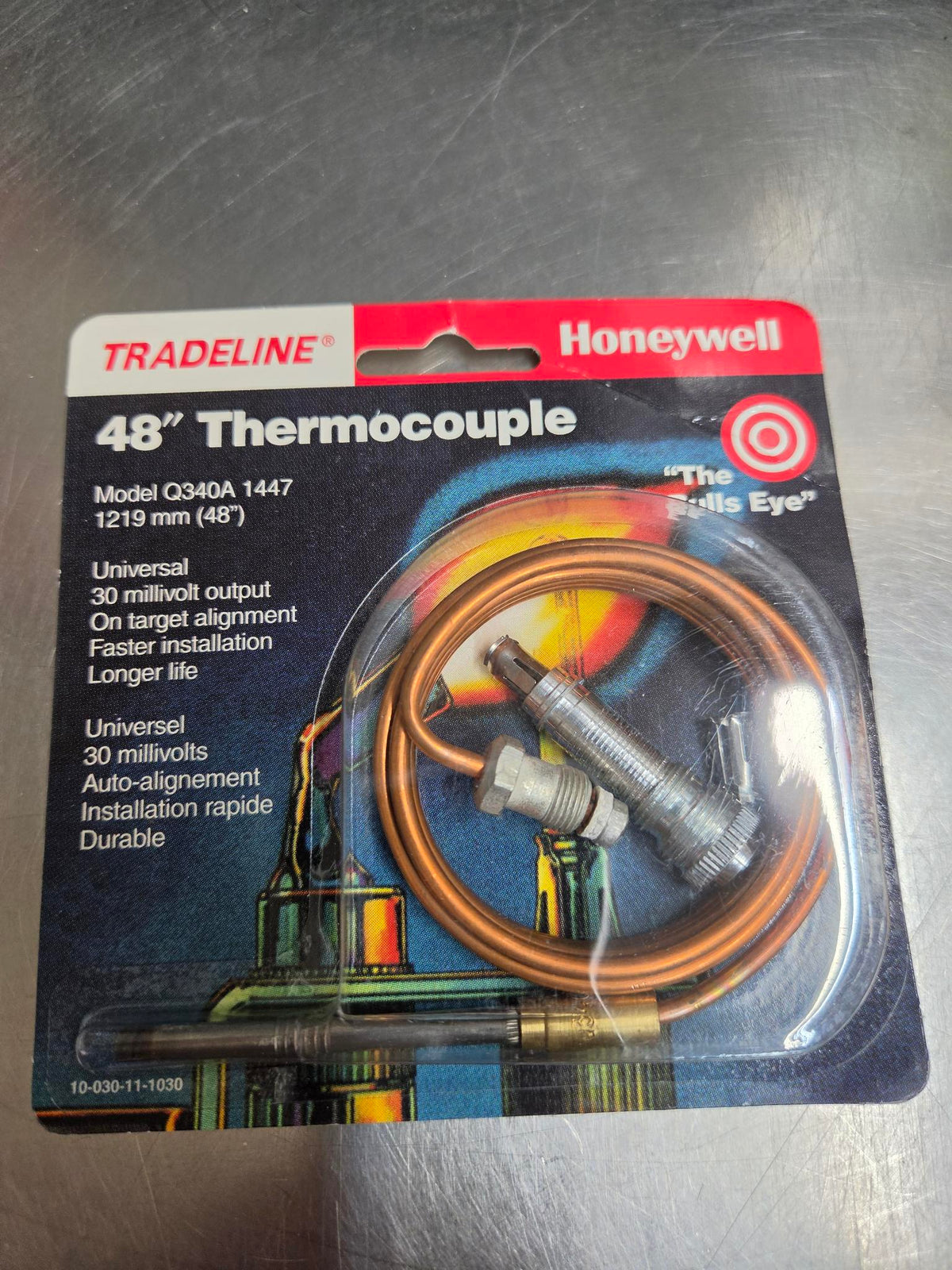 Honeywell Q340A1447 Thermocouple, 48 in, 30 mV